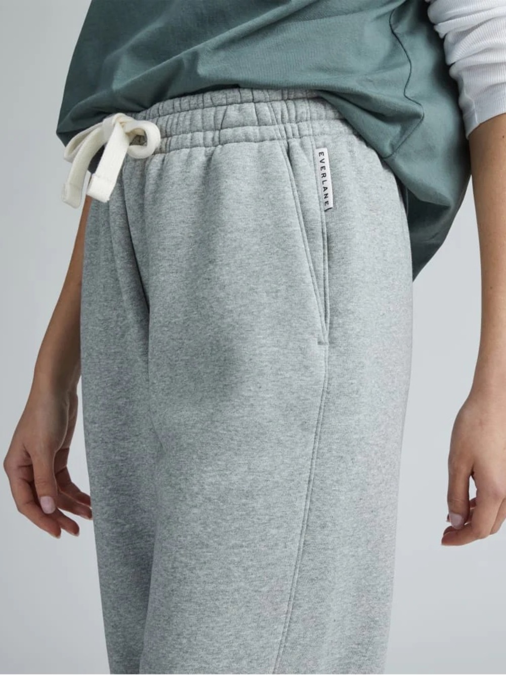 Everlane The ReTrack Jogger Heathered Grey Athleisure Casual Comfort Lounge - Picture 3 of 13